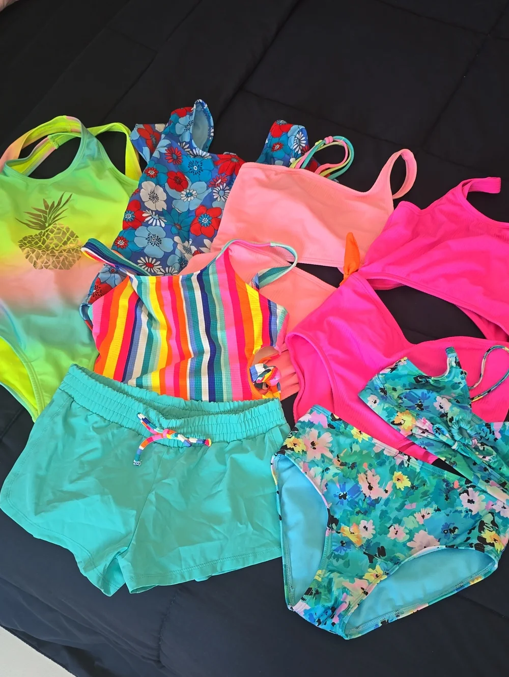 Kids Bright Turquoise Swim Shorts - Brand Unspecified